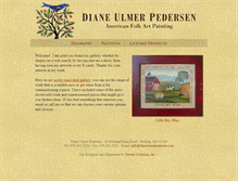 Tablet Screenshot of dianeulmerpedersen.com
